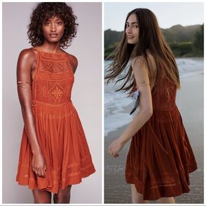 Free People Emily Dress In Copper